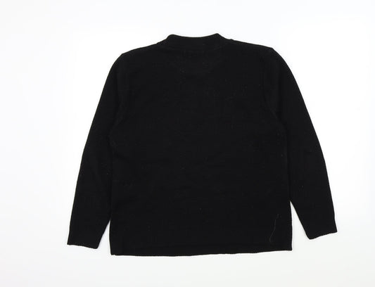 Beaumonde Womens Black   Pullover Jumper Size M