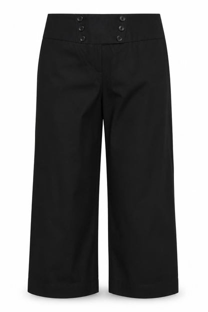 Womens UK Size 20 in Preworn Regular Fit  Black Trousers