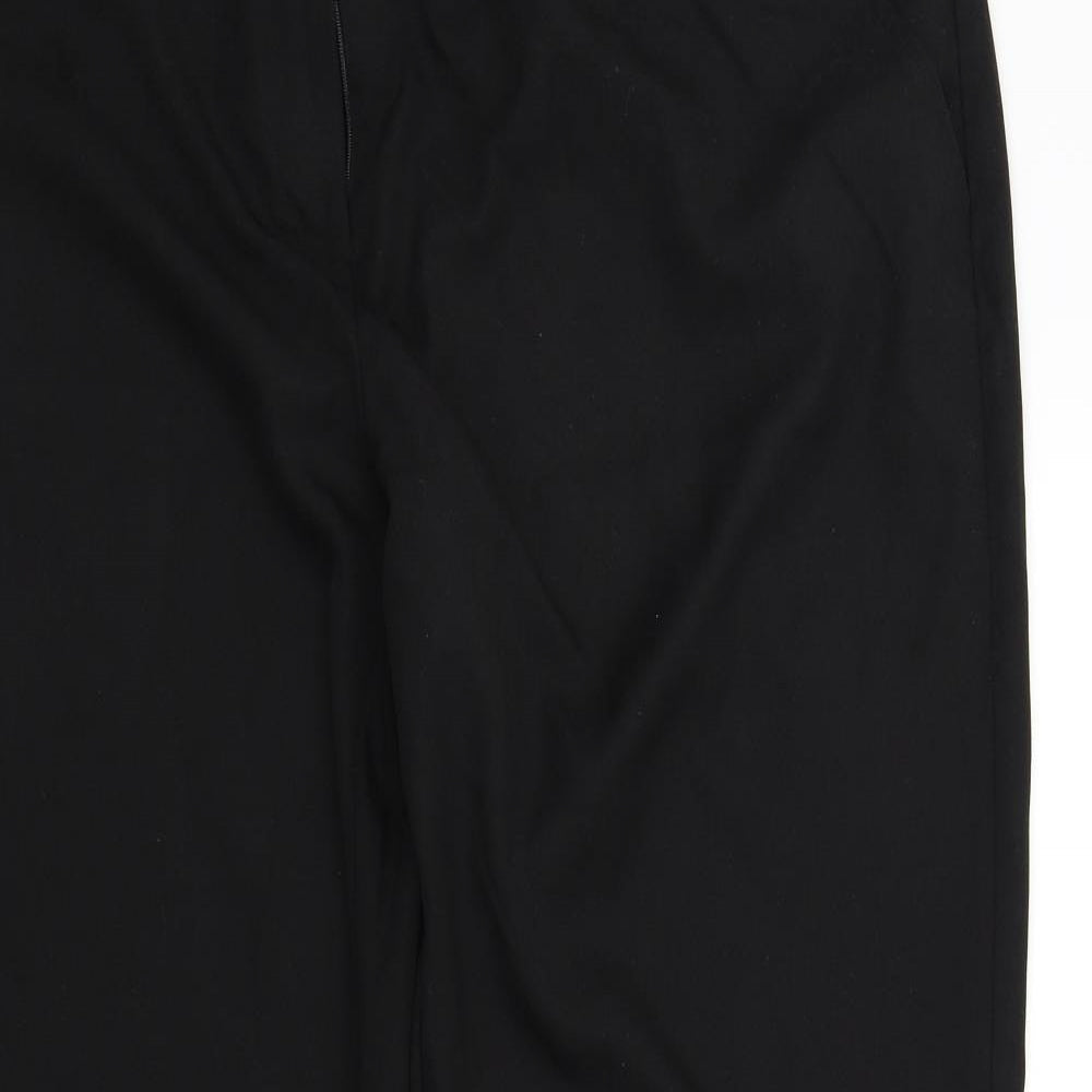Womens UK Size 20 in Preworn Regular Fit  Black Trousers