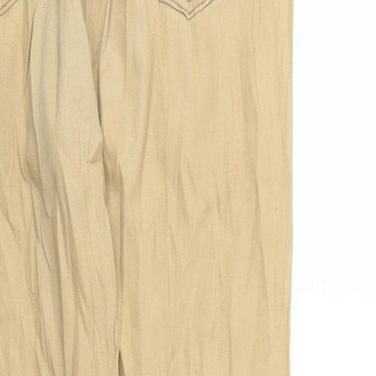 Womens UK Size 30 Preworn Regular Fit Skinny Brown Jeans