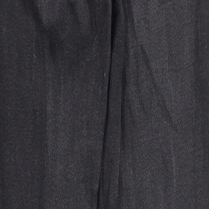 Zara Womens Black Houndstooth  Skinny Jeans Size 32 L28 in