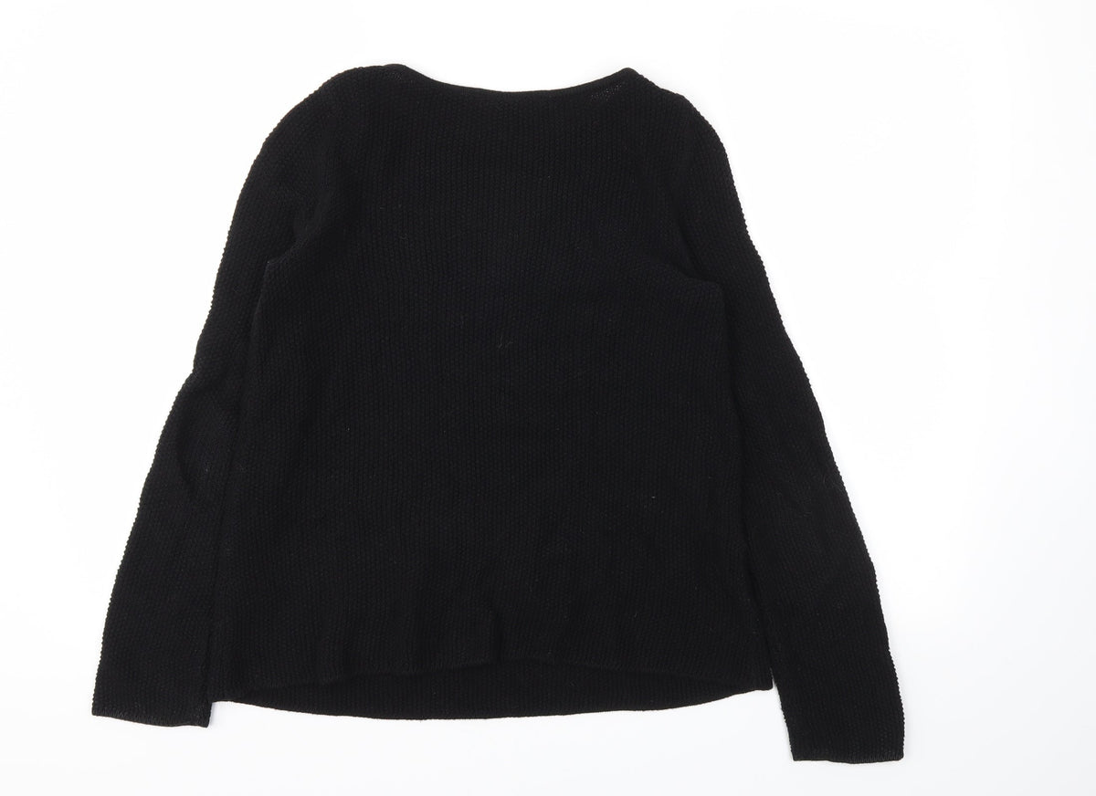 Tu Womens Black   Pullover Jumper Size 8