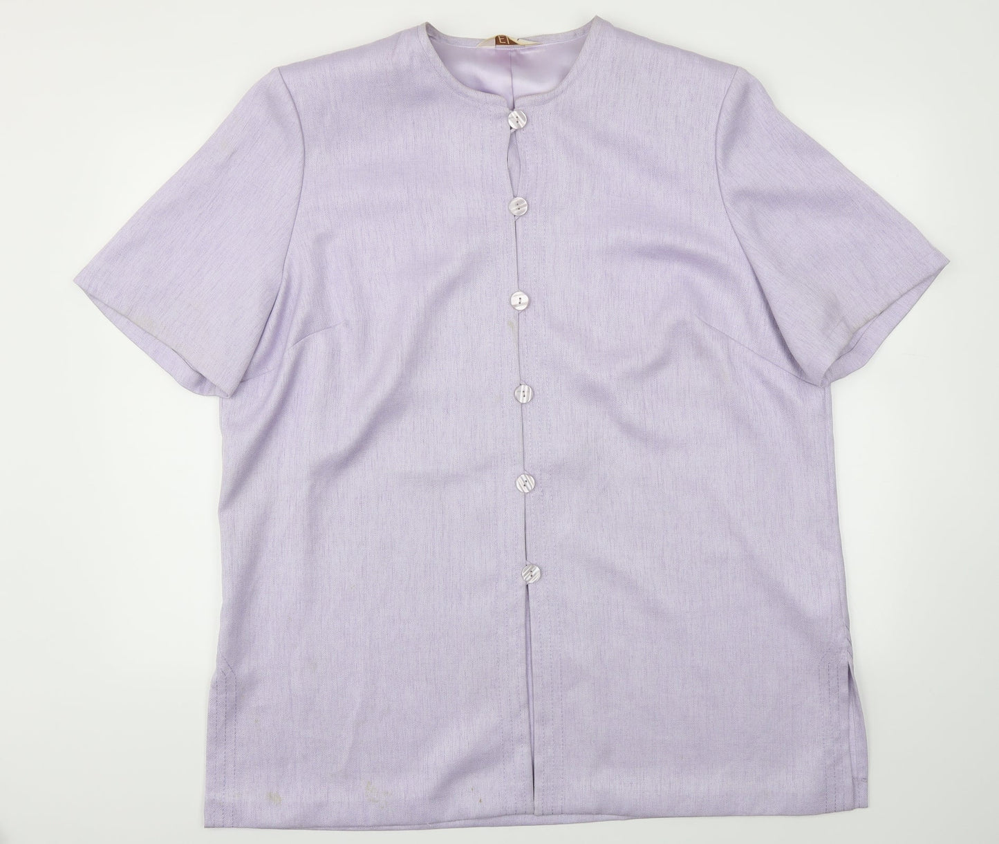 Womens UK Size 20 ELVI Purple Basic T-Shirt