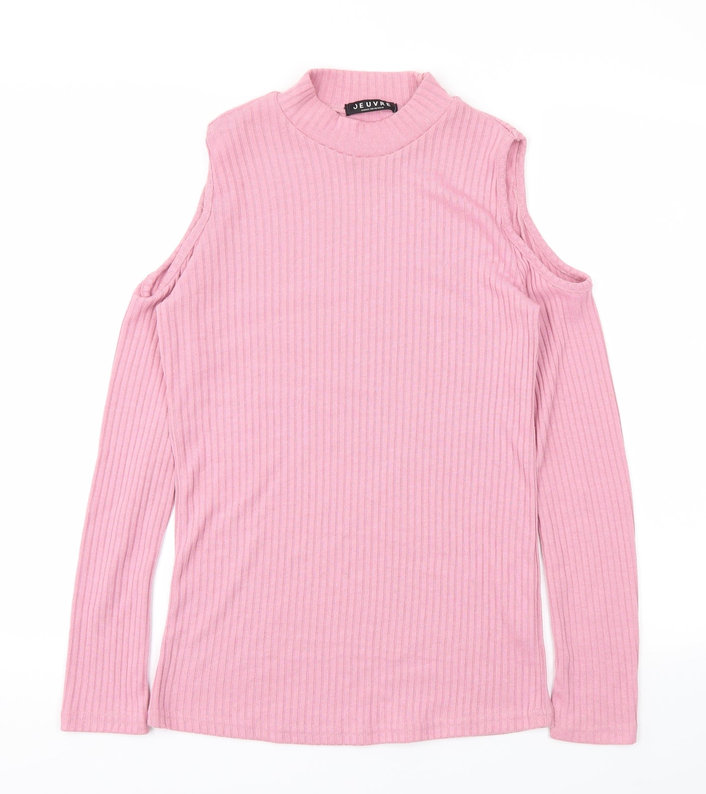 Jeuvre Womens Pink   Basic T-Shirt Size 14