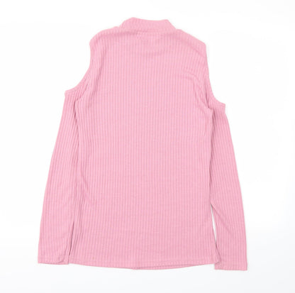 Jeuvre Womens Pink   Basic T-Shirt Size 14