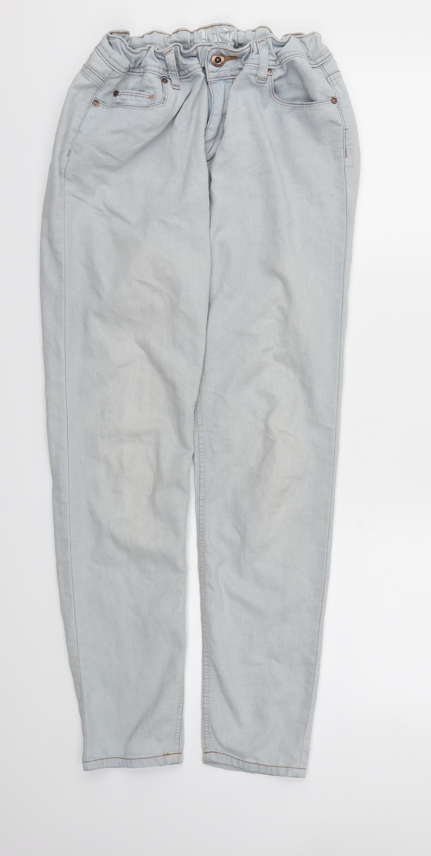 Womens UK Size 10 Preworn Regular Fit Skinny Blue Jeans