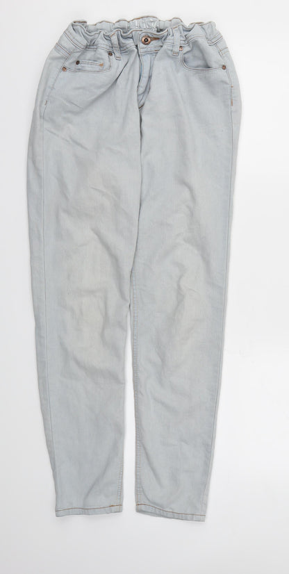 Womens UK Size 10 Preworn Regular Fit Skinny Blue Jeans