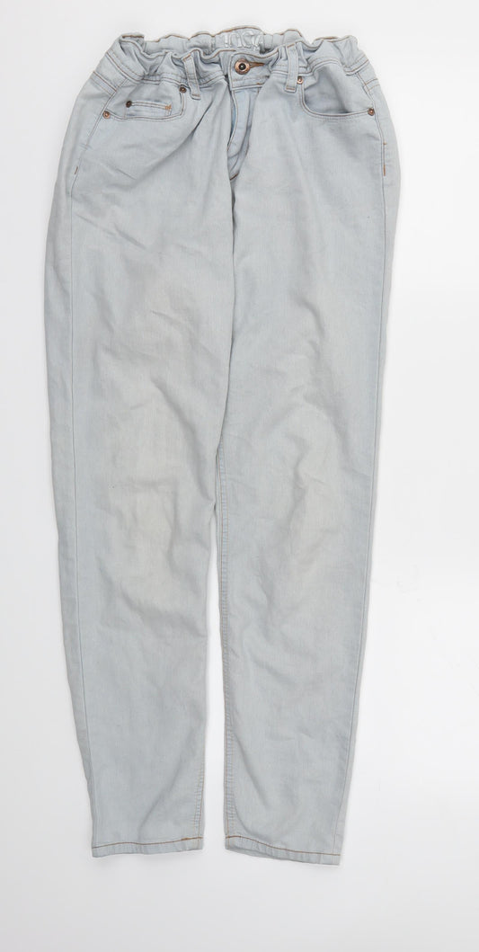 Womens UK Size 10 Preworn Regular Fit Skinny Blue Jeans