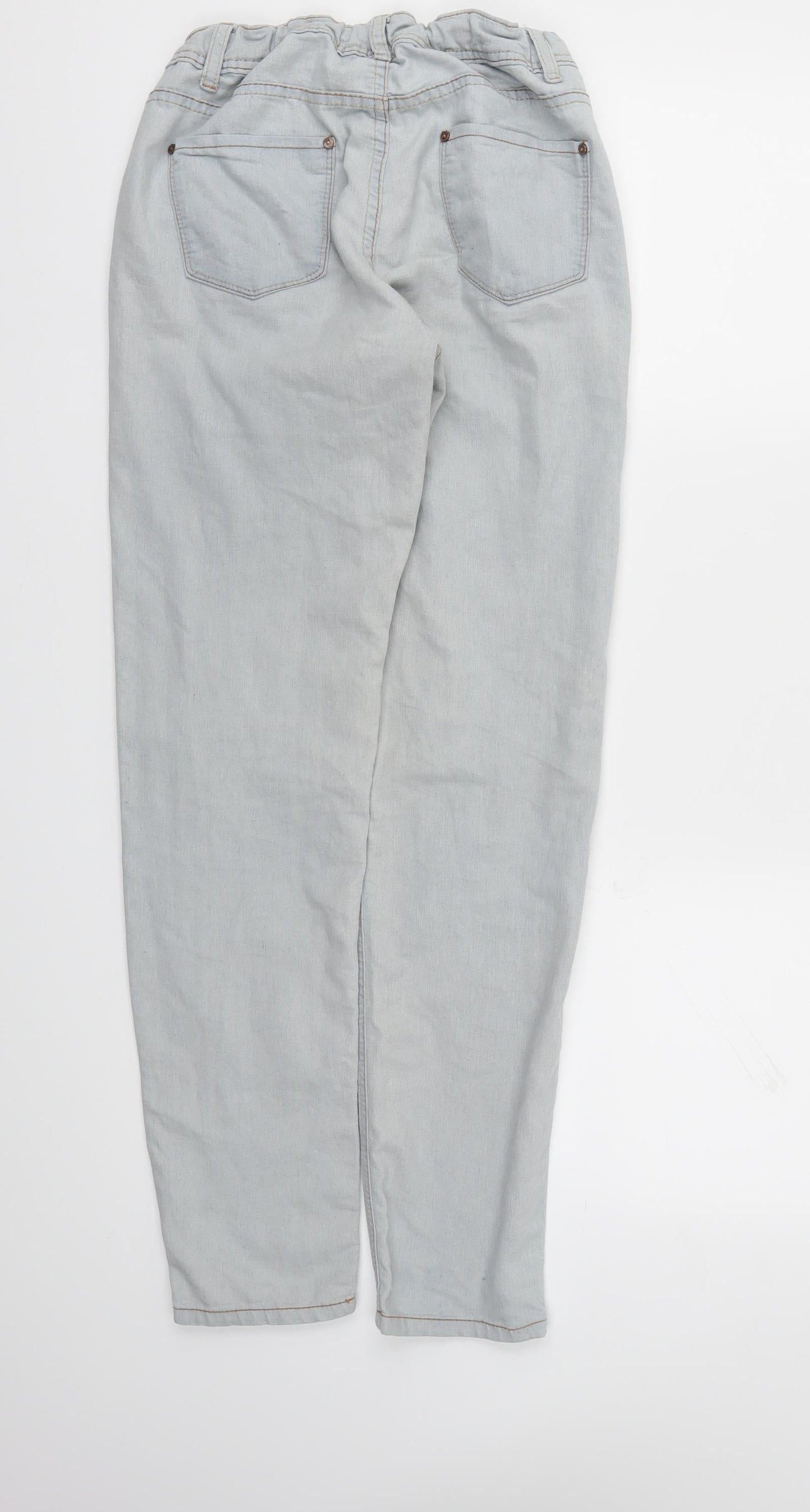 Womens UK Size 10 Preworn Regular Fit Skinny Blue Jeans