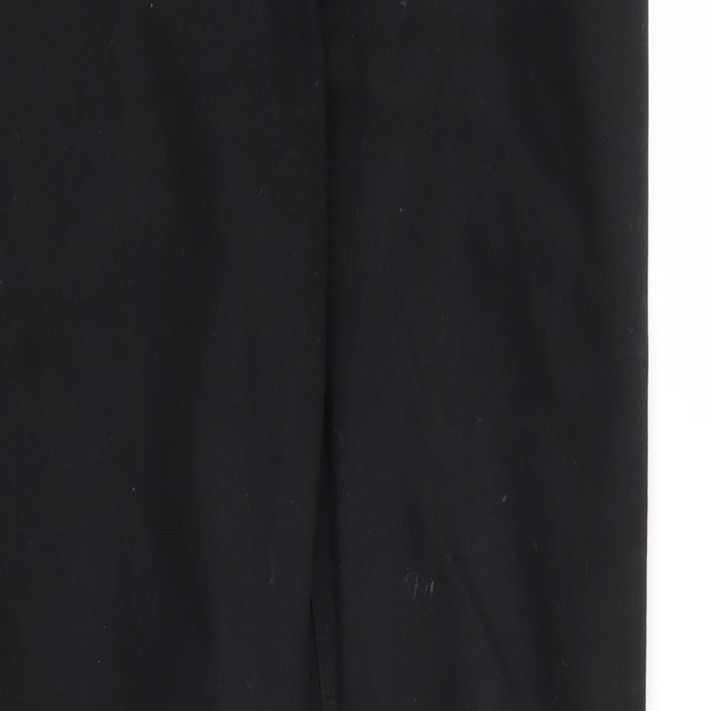 Womens UK Size 34 Preworn Relaxed Fit Skinny Black Jeans