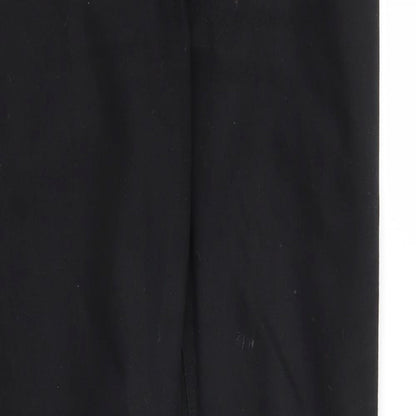 Womens UK Size 34 Preworn Relaxed Fit Skinny Black Jeans