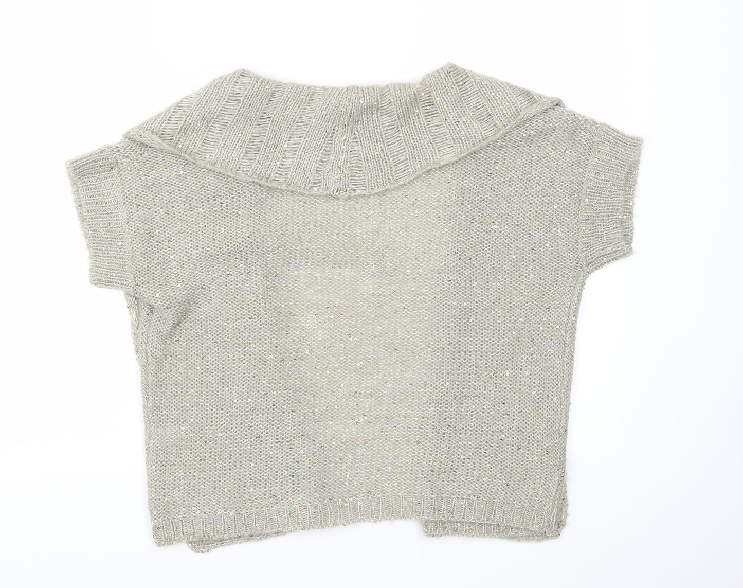 TU Womens Grey   Cardigan Jumper Size S