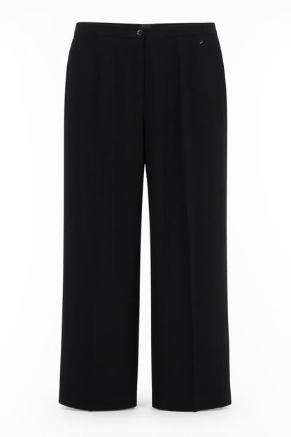 Womens UK Size 16 Preworn Regular Fit  Black Trousers