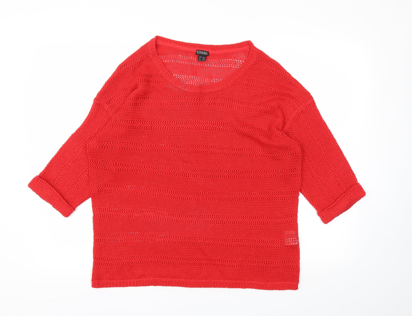 ESMARA Womens Red   Pullover Jumper Size L