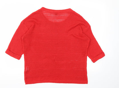 ESMARA Womens Red   Pullover Jumper Size L