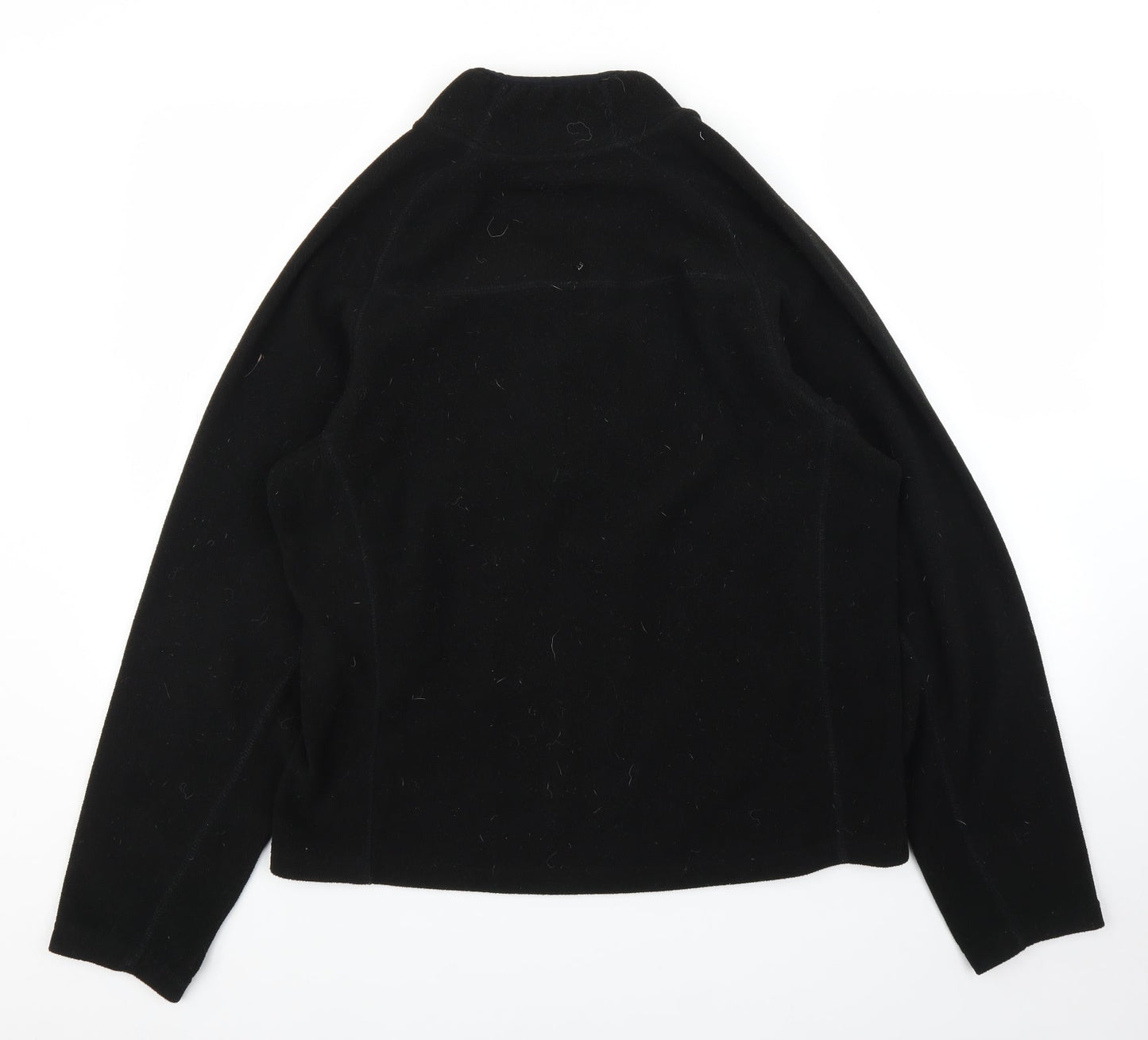 Preworn Mens Black  Fleece Pullover Jumper Size L