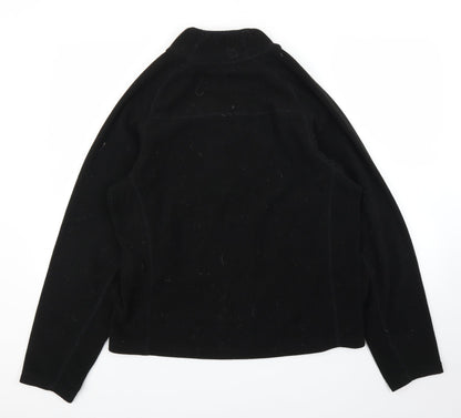 Preworn Mens Black  Fleece Pullover Jumper Size L