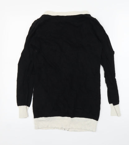 Papaya Womens Black   Cardigan Jumper Size 10