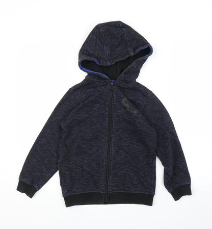 Matalan Boys Blue   Full Zip Hoodie Size 8 Years