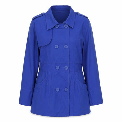 Womens UK Size 10 TG Blue Pea Coat