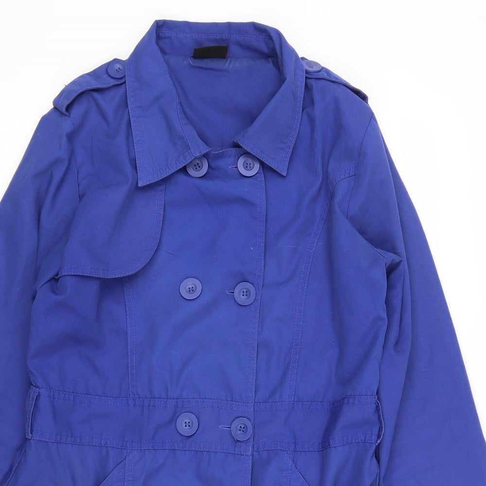 Womens UK Size 10 TG Blue Pea Coat