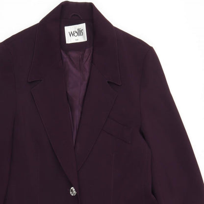 Womens UK Size 10 Wallis Purple Jacket