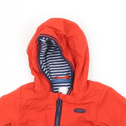 Debenhams Baby Orange   Parka Coat Size 0-3 Months
