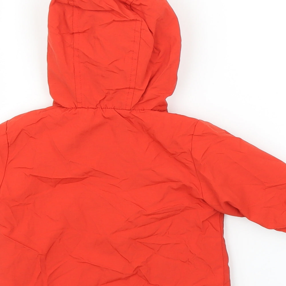 Debenhams Baby Orange   Parka Coat Size 0-3 Months