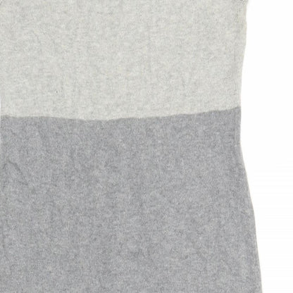 Promod Womens Grey Striped  Jumper Dress  Size S