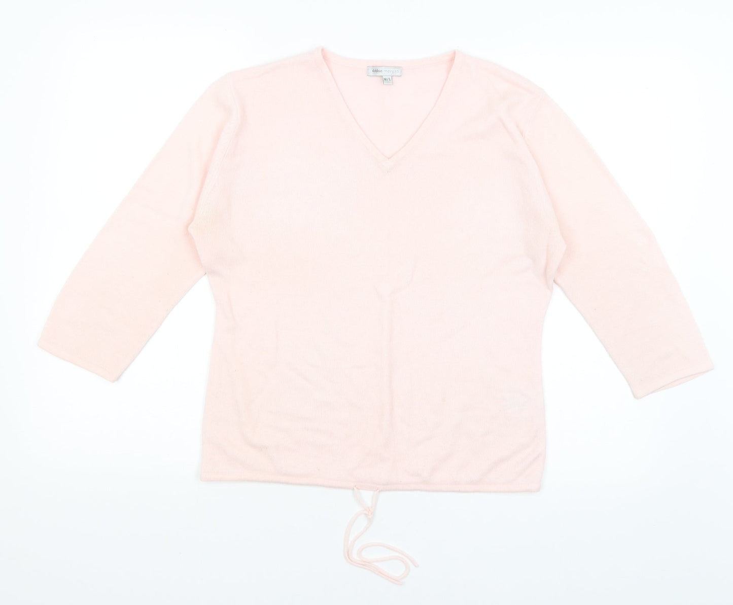 Debbie Morgan Womens Pink   Pullover Jumper Size M
