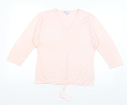 Debbie Morgan Womens Pink   Pullover Jumper Size M