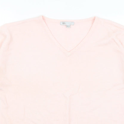 Debbie Morgan Womens Pink   Pullover Jumper Size M