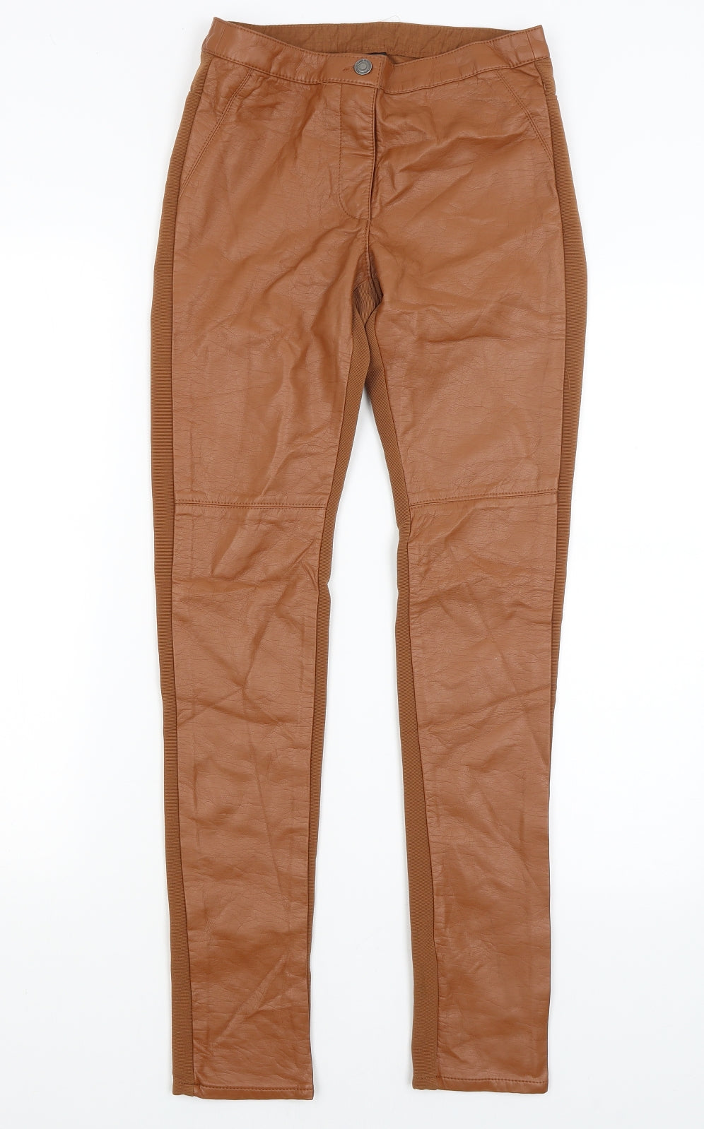 Womens UK Size 8 H&M Regular Fit  Brown Trousers