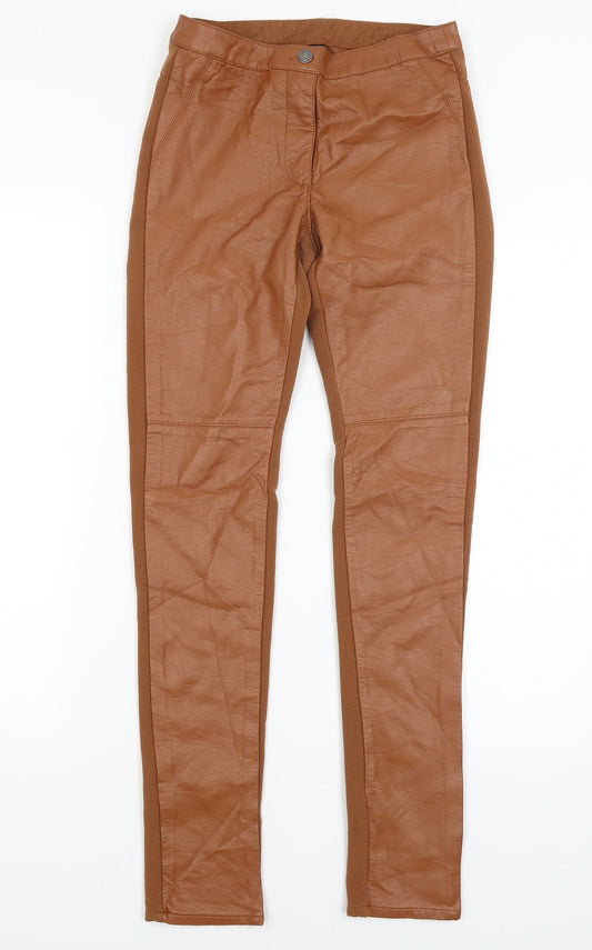 Womens UK Size 8 H&M Regular Fit  Brown Trousers