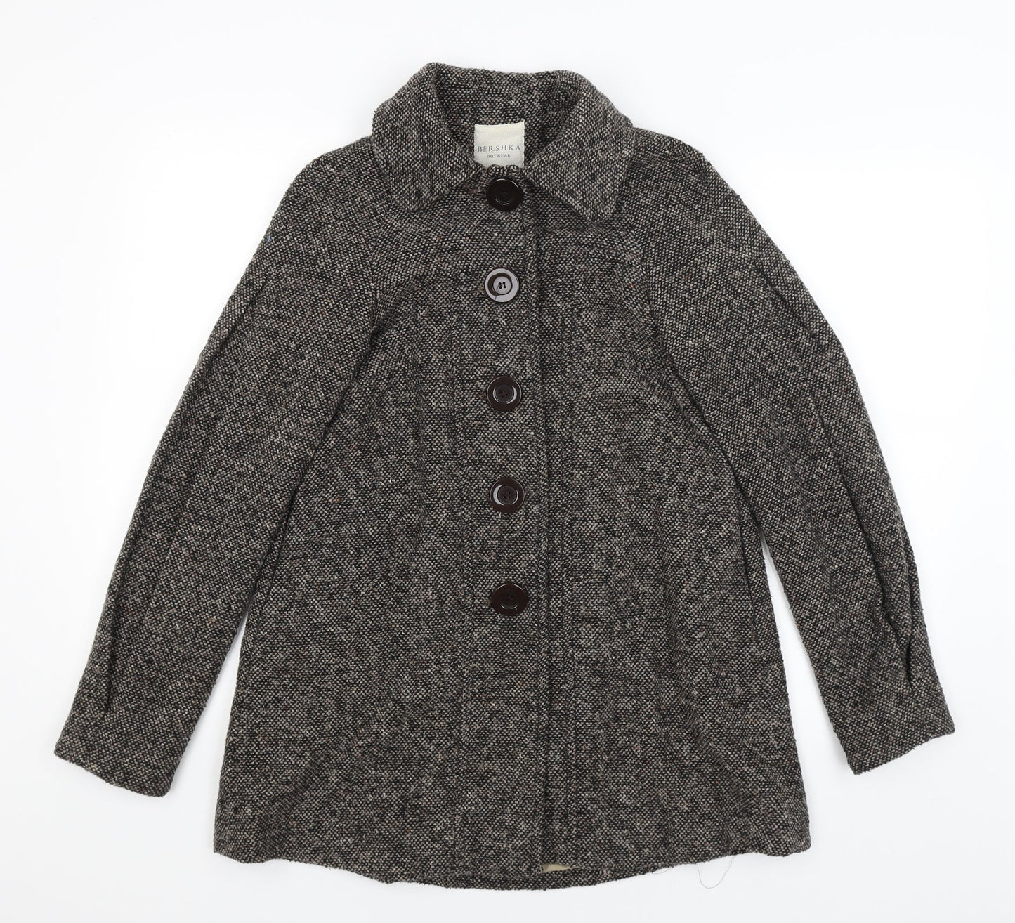 Womens UK Size S Bershka Brown Jacket