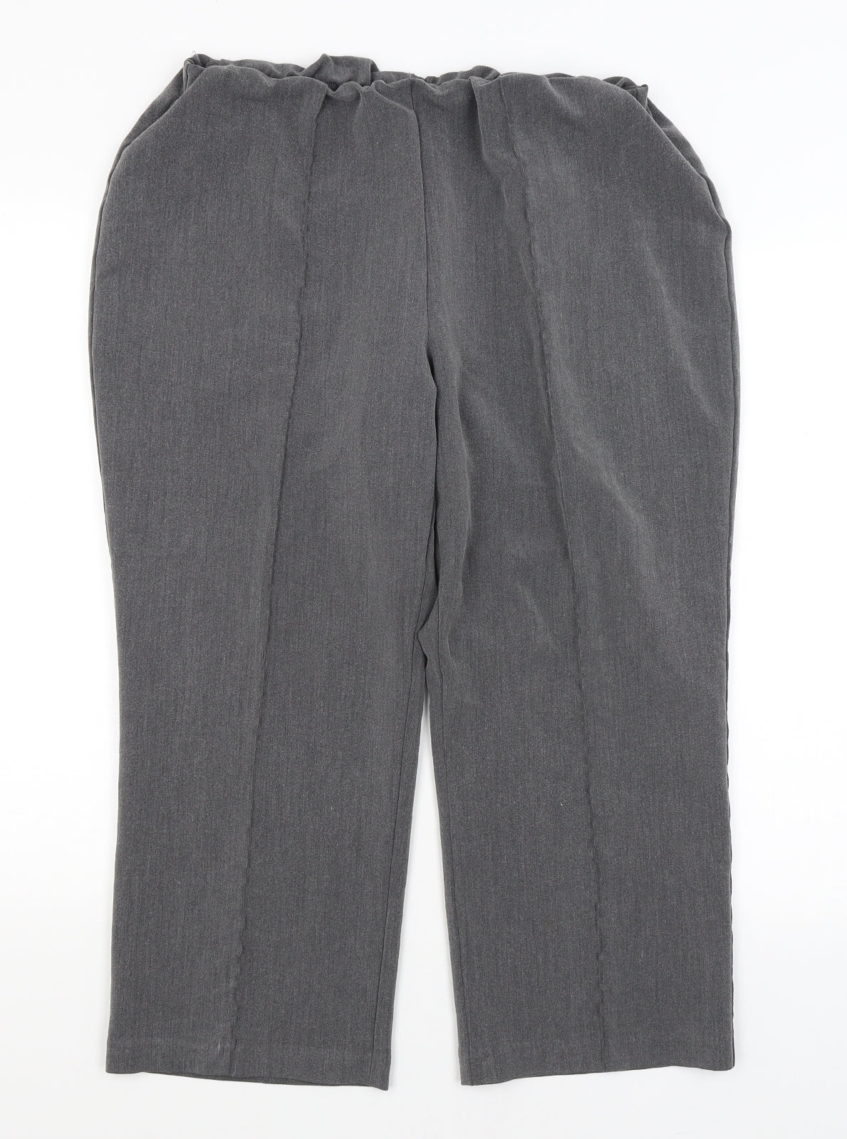 Bonmarche Womens Grey   Trousers  Size 18 L23.5 in