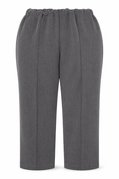 Bonmarché Womens Grey Trousers Size 18 L23.5 in