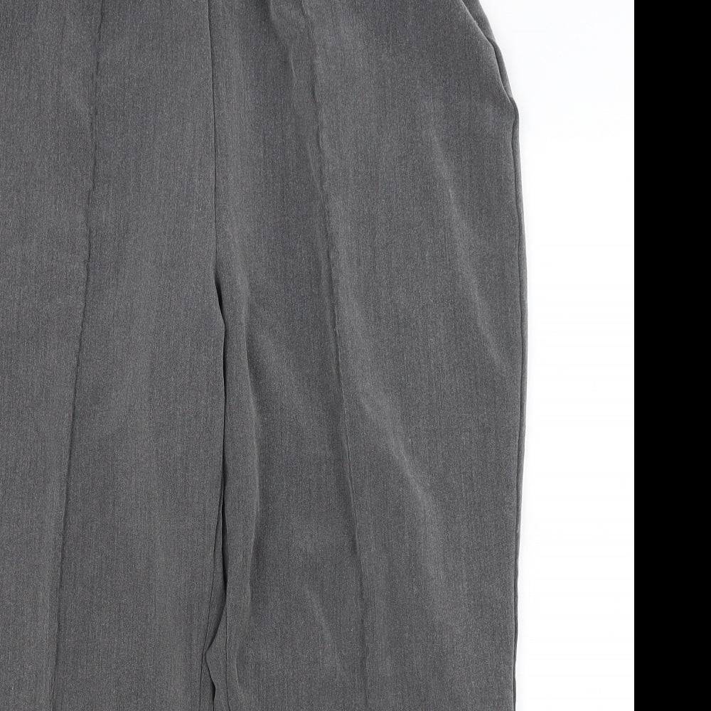 Bonmarche Womens Grey   Trousers  Size 18 L23.5 in