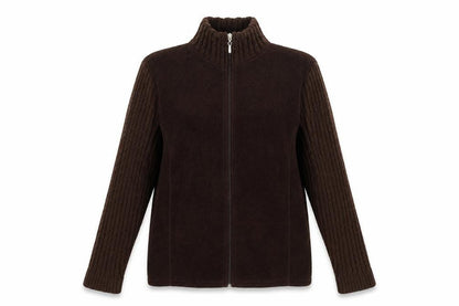 EWM Womens Brown   Full Zip Jumper Size 16
