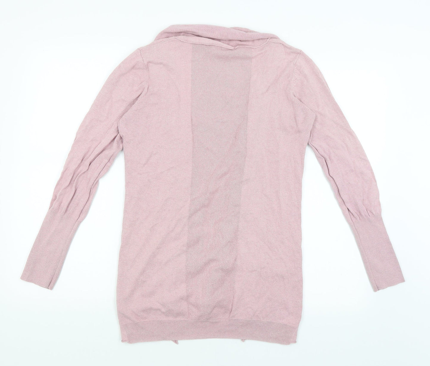 New Look Womens Pink   Wrap Jumper Size 12