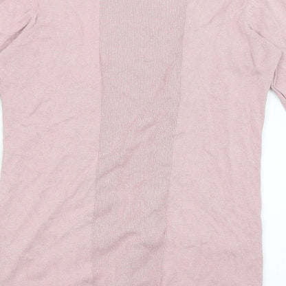 New Look Womens Pink   Wrap Jumper Size 12