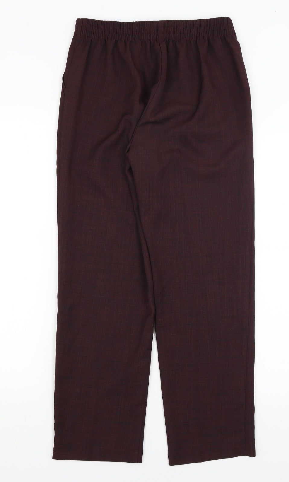 M&S Womens Red   Trousers  Size 8 L26 in