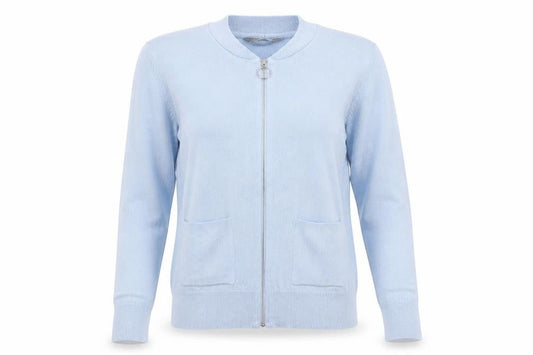 Principles Womens Blue   Full Zip Jumper Size 10