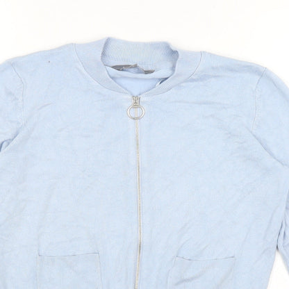 Principles Womens Blue   Full Zip Jumper Size 10
