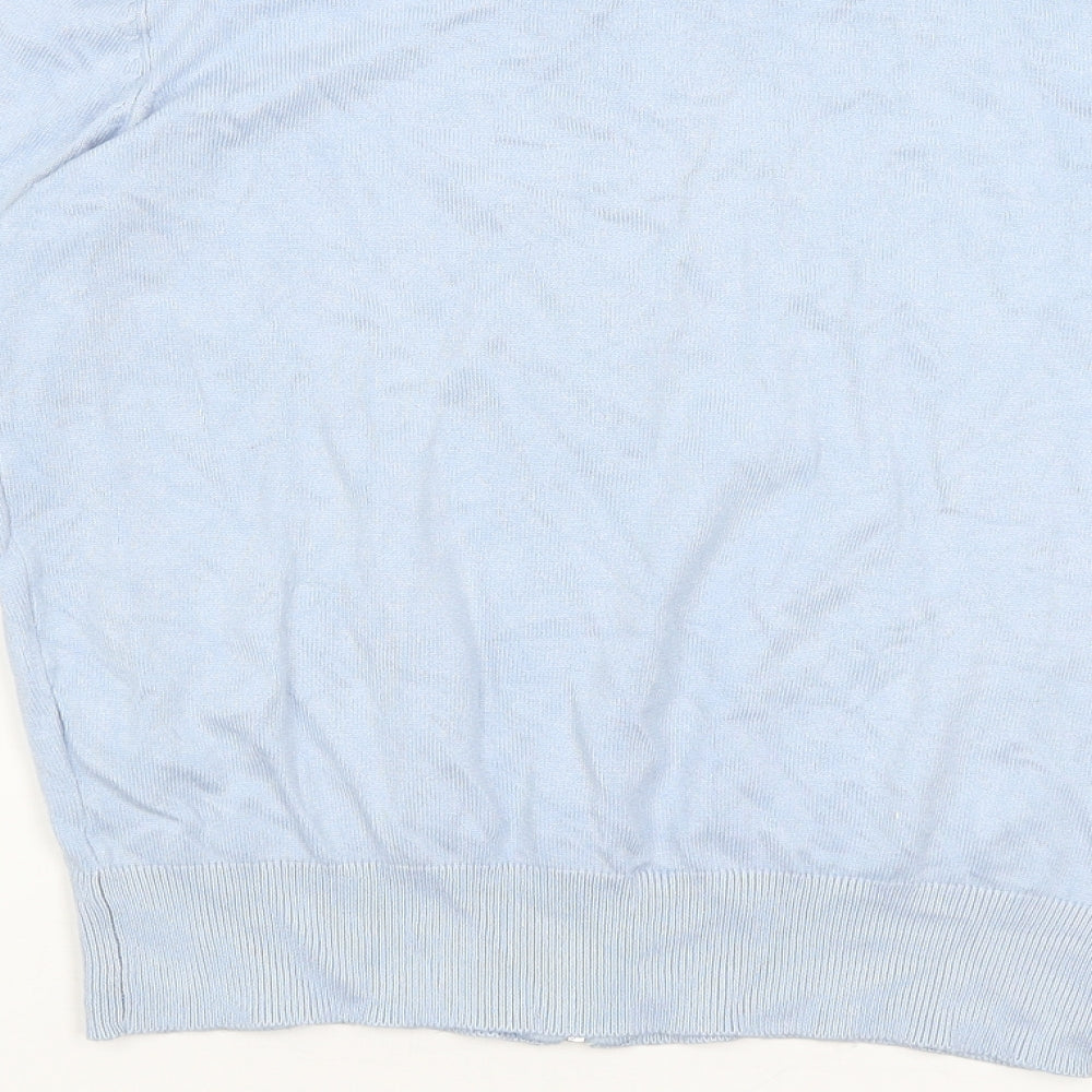 Principles Womens Blue   Full Zip Jumper Size 10