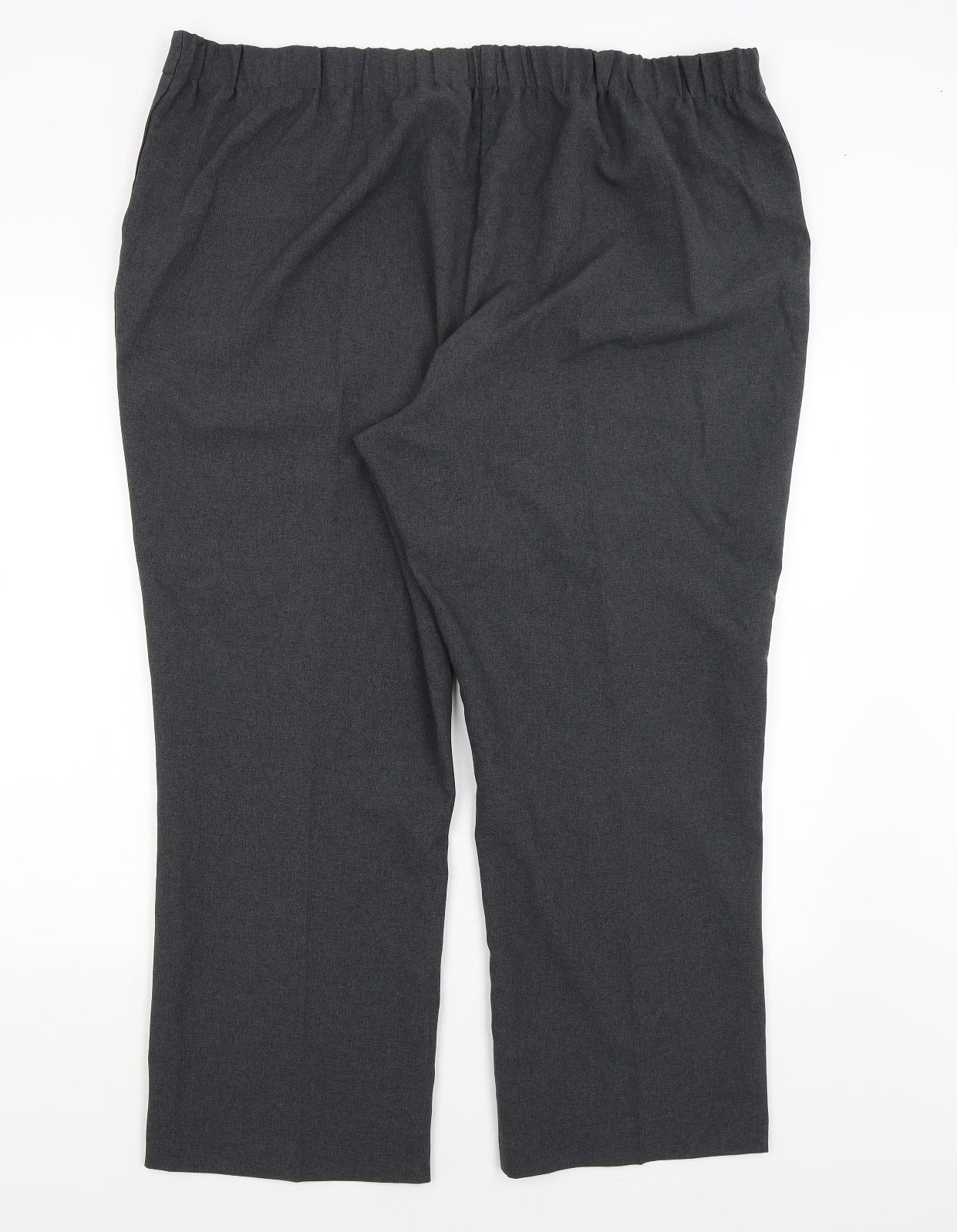 Womens UK Size 22 Bonmarche Regular Fit Dress Pants Grey Trousers