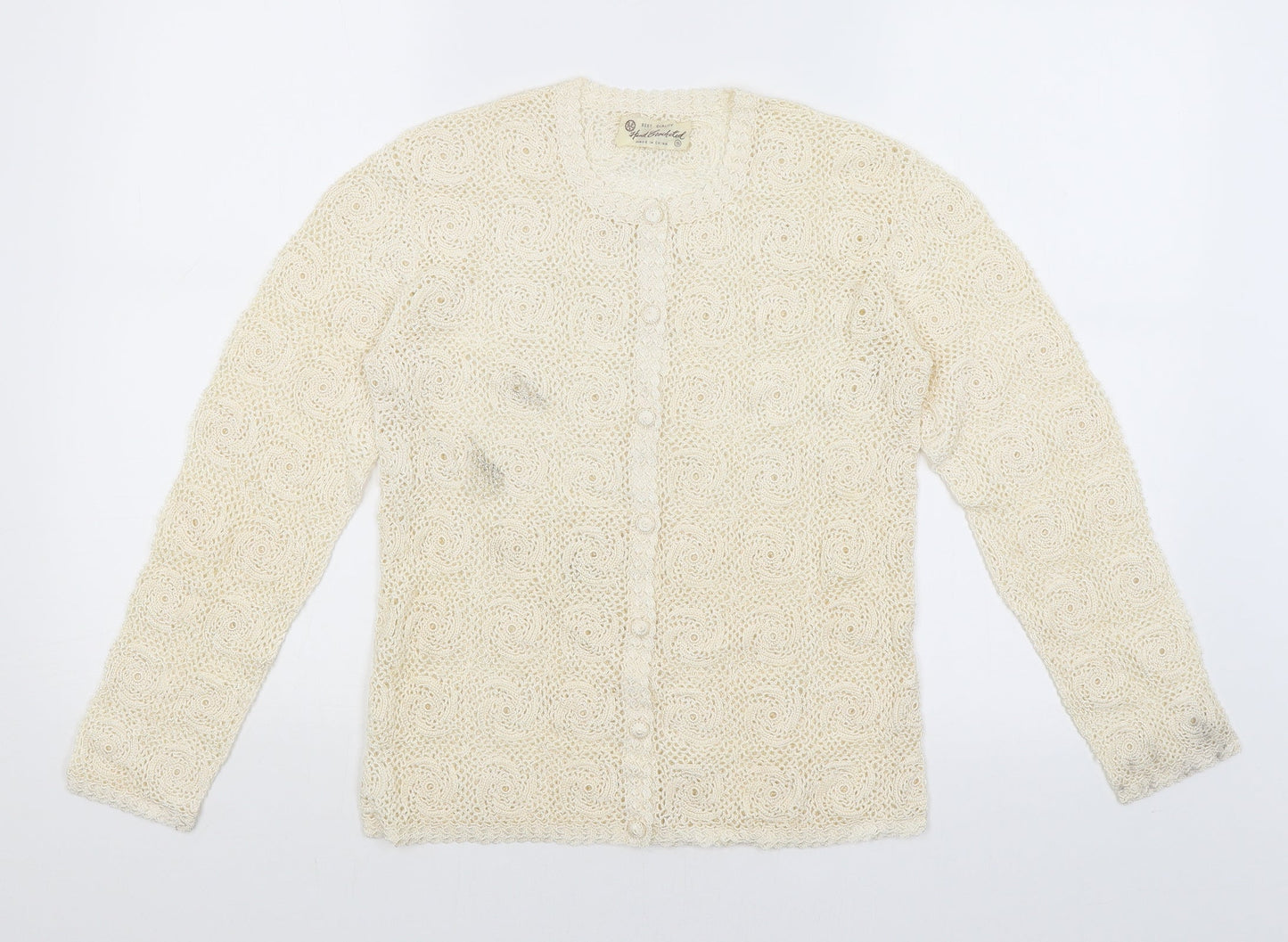 Preworn Womens Ivory   Cardigan Jumper Size S