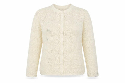 Preworn Womens Ivory   Cardigan Jumper Size S