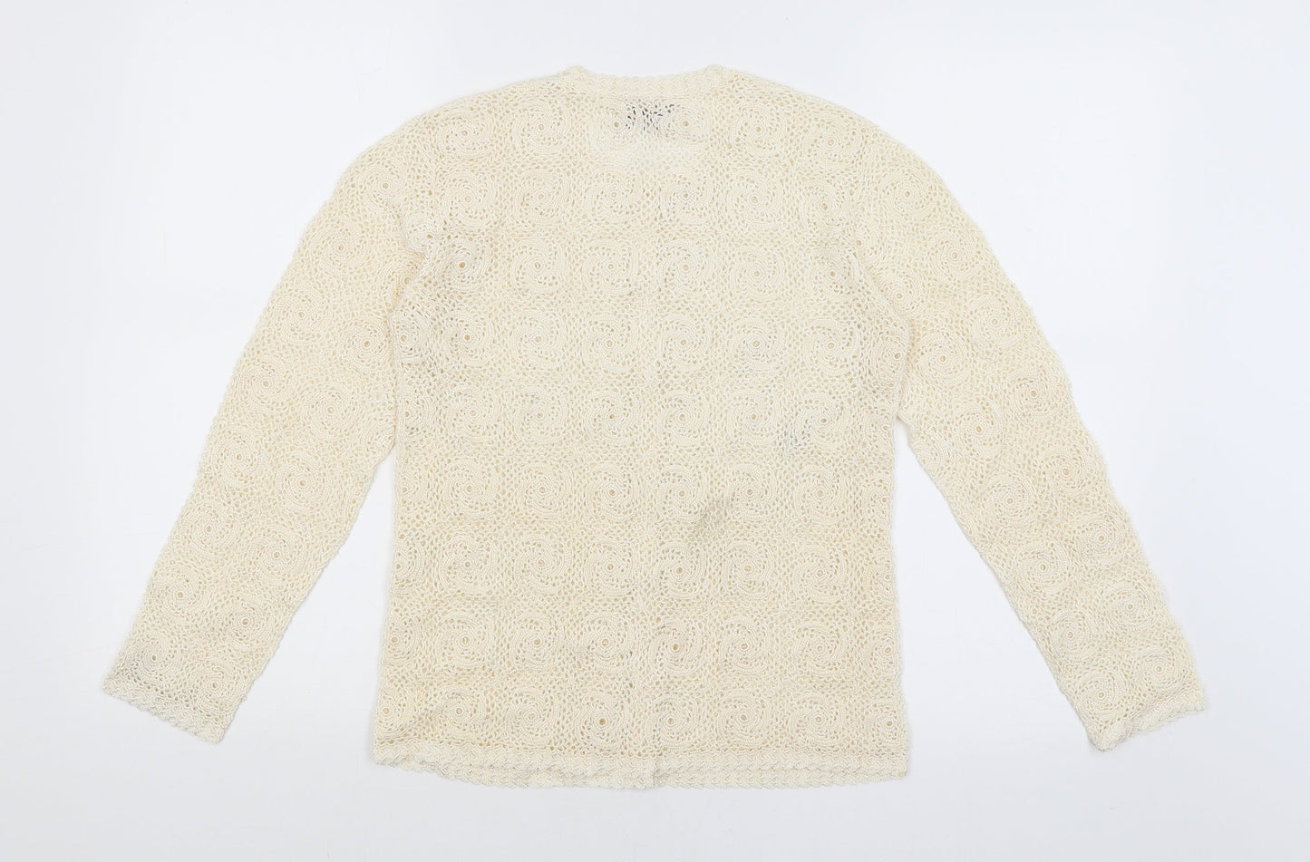Preworn Womens Ivory   Cardigan Jumper Size S