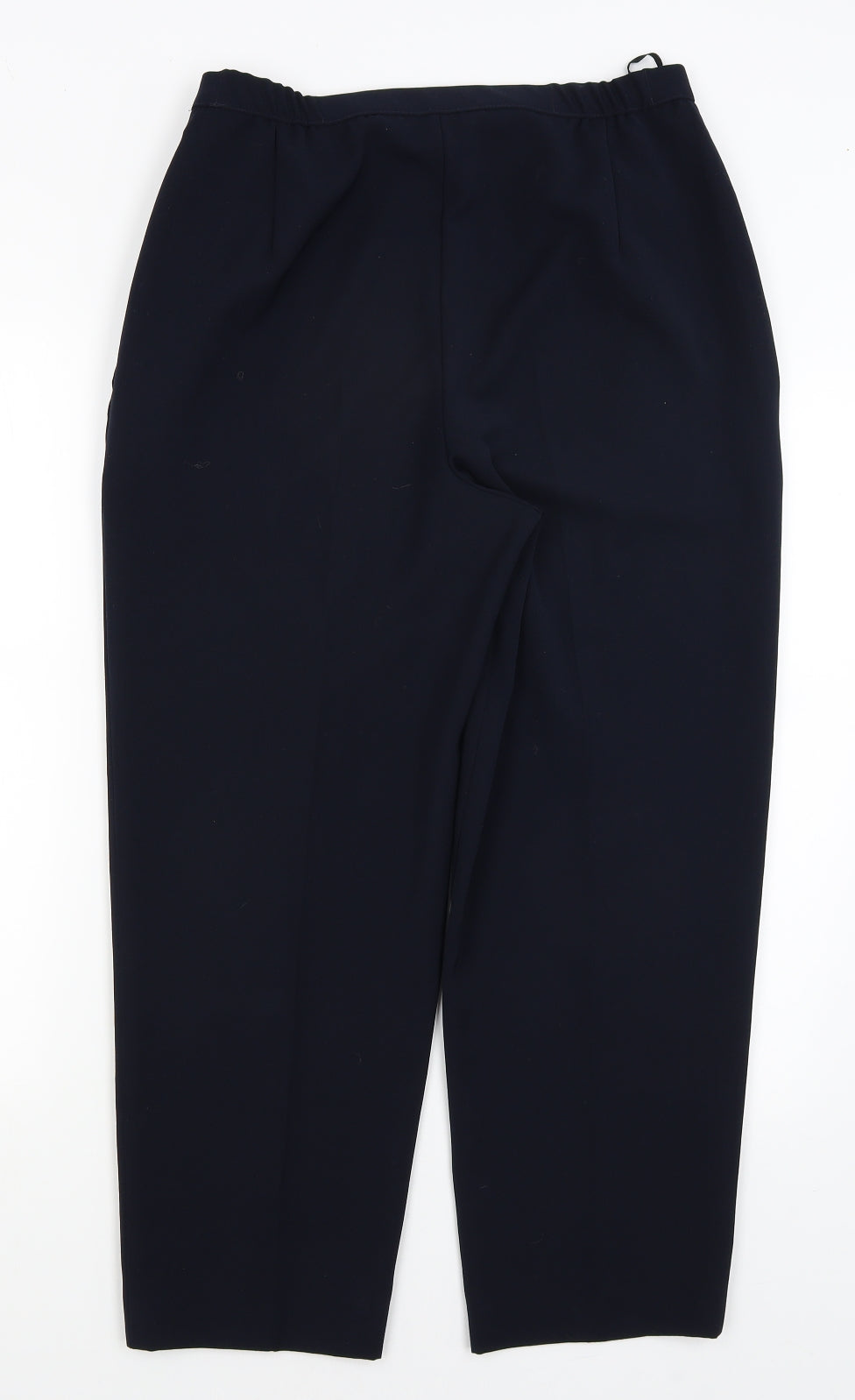 St Michael Womens Blue   Cropped Trousers Size 14 L25.5 in